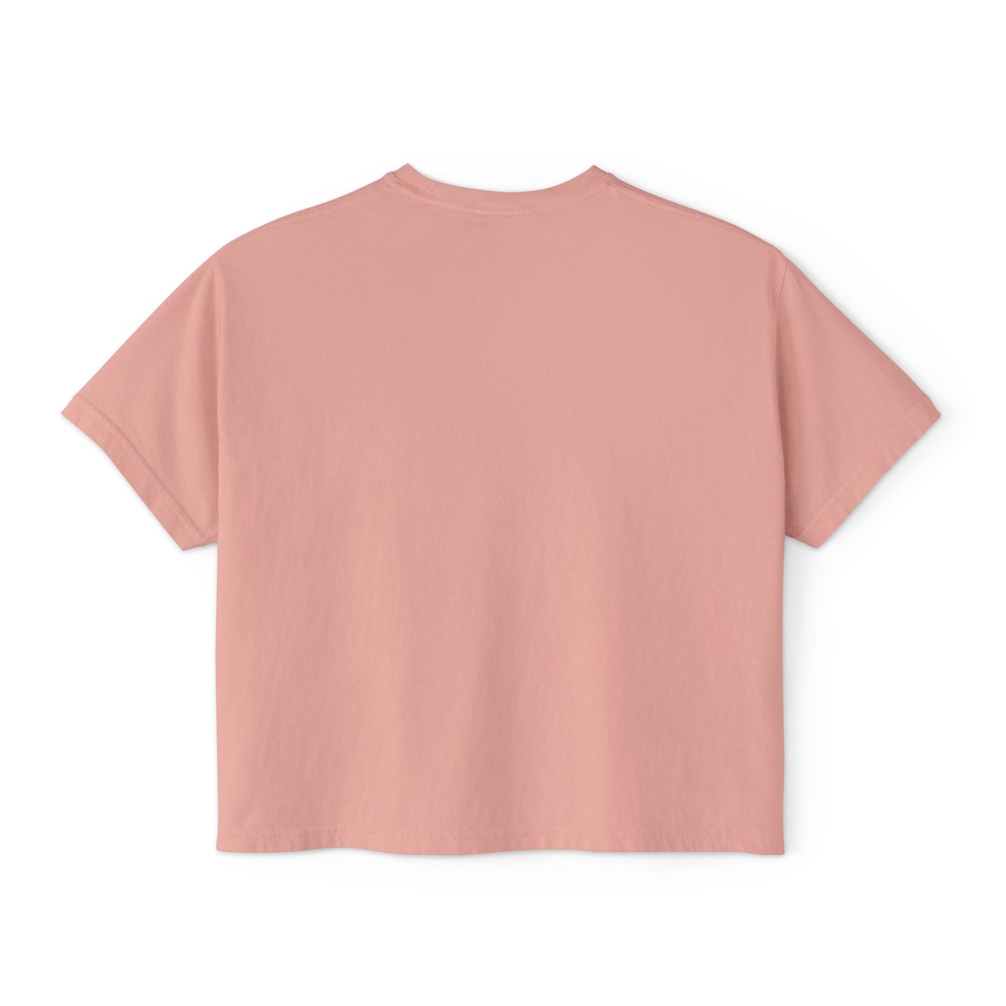 Plumeria Floral Boxy Tee — Pink Tropical Flower Crop Tee